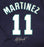Seattle Mariners Edgar Martinez Autographed Blue Authentic Russell Jersey 2001 All Star Patch Beckett BAS QR #1W449626