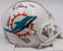 Raheem Mosert Autographed White Speed Mini Helmet Miami Dolphins Beckett BAS QR #1W038670