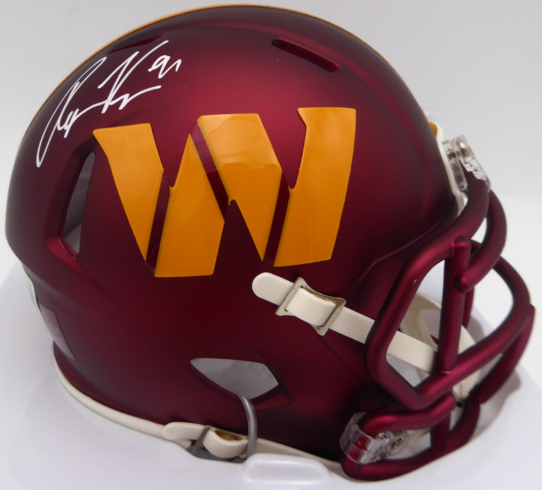 Ryan Kerrigan Autographed Washington Commanders Mini Helmet Beckett BAS QR #1W971536