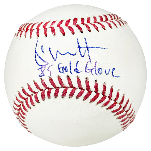 George Brett Signed 85 Gold Glove Inscription Rawlings Official Major League Baseball (MLB)