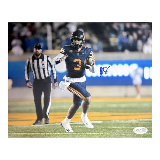 Jaron-Keawe Sagapolutele Signed California Pose 2 Football 8x10 Photo (JSA)