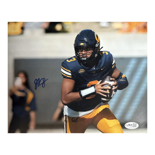Jaron-Keawe Sagapolutele Signed California Pose 1 Football 8x10 Photo (JSA)