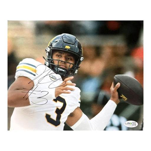 Jaron-Keawe Sagapolutele Signed California Pose 15 Football 8x10 Photo (JSA)