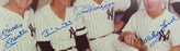 Mickey Mantle Joe DiMaggio Whitey Ford Billy Martin Signed Auto 11x14 Photo PSA/DNA LOA H54921