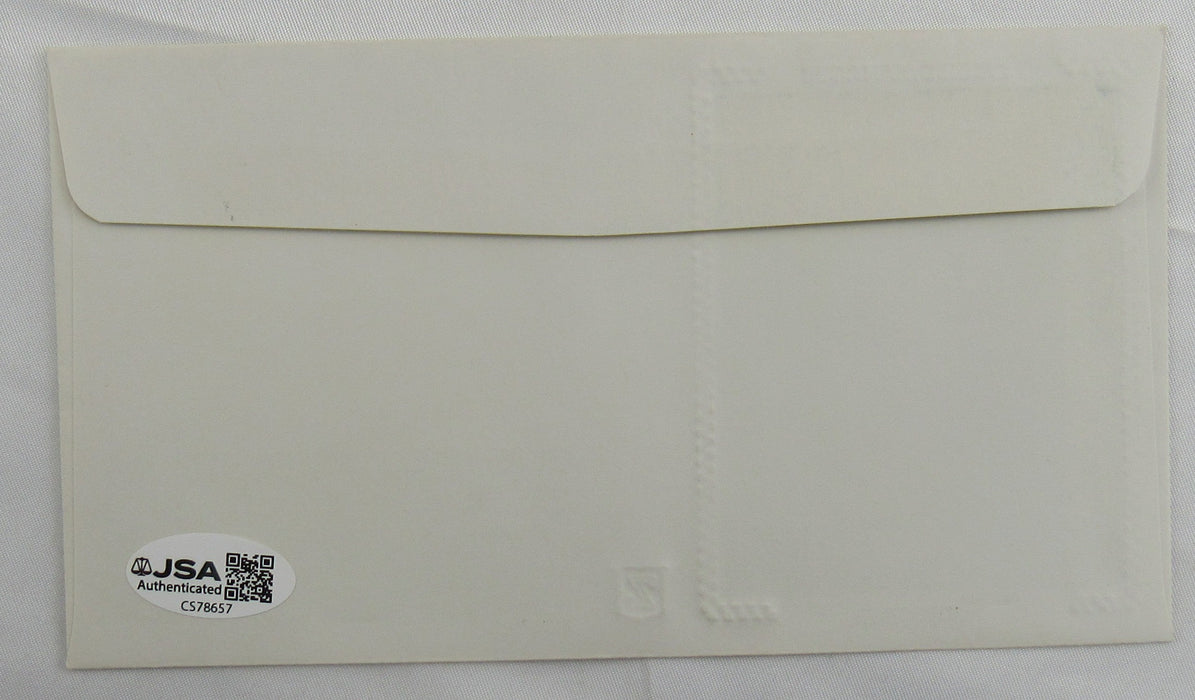 Yogi Berra Signed Cachet Auto Envelope JSA CS78657