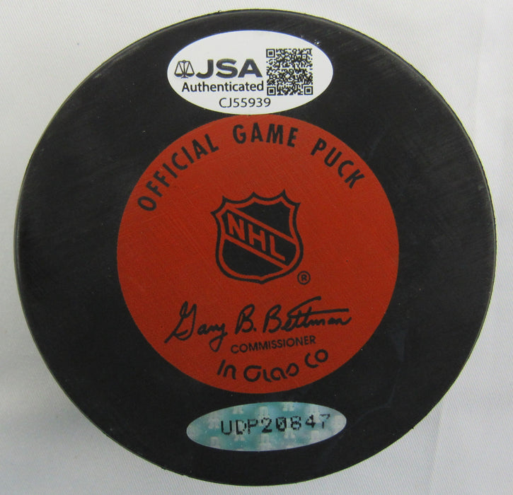 Gordie Howe Signed Auto Red Wings Hockey Puck JSA CJ55939
