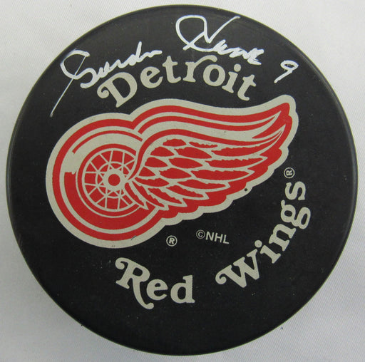 Gordie Howe Signed Auto Red Wings Hockey Puck JSA CJ55879
