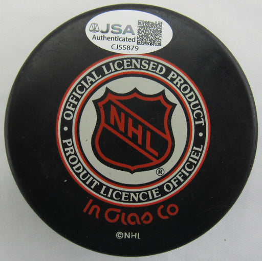 Gordie Howe Signed Auto Red Wings Hockey Puck JSA CJ55879