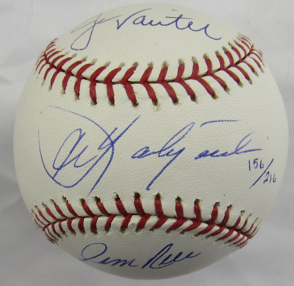 Carl Yastrzemski Jim Rice Jason Varitek Multi Signed Auto Rawlings Baseball Steiner Hologram