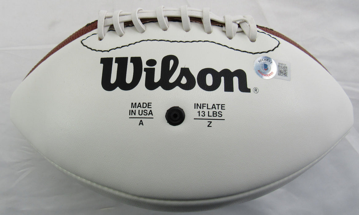 Terry Bradshaw Signed Wilson Football Beckett Holo BK90131