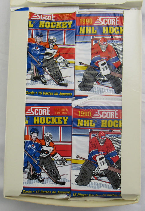 1990 Score Premier Edition NHL Hockey Wax Box
