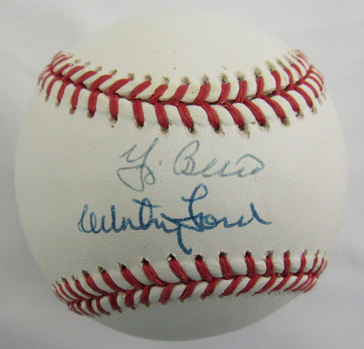 Yogi Berra Whitey Ford Signed Auto Rawlings Baseball JSA CJ55889