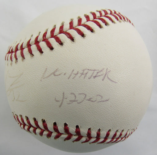 Derek Lowe Signed Auto Rawlings Baseball JSA CJ55886
