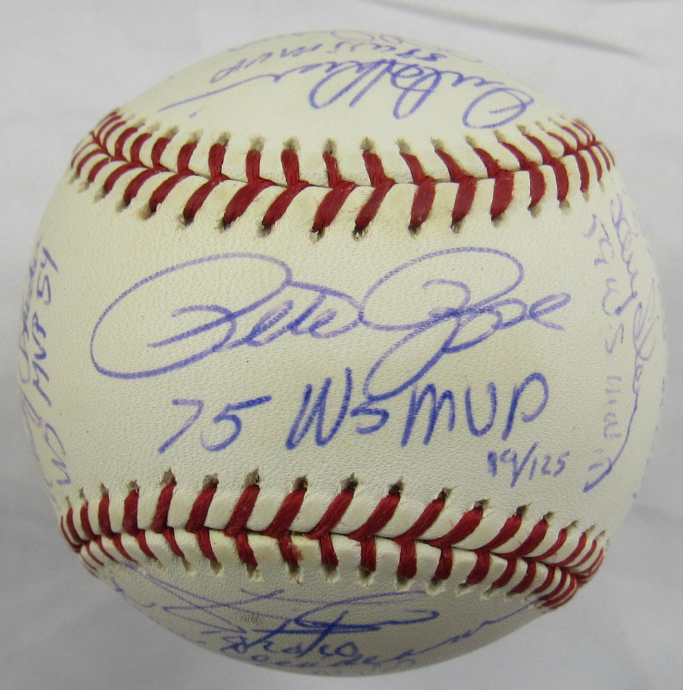 Multi Signed Auto Rawlings World Series MVP Baseball w/ Multiple Insc Steiner Hologram