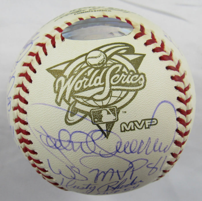Multi Signed Auto Rawlings World Series MVP Baseball w/ Multiple Insc Steiner Hologram