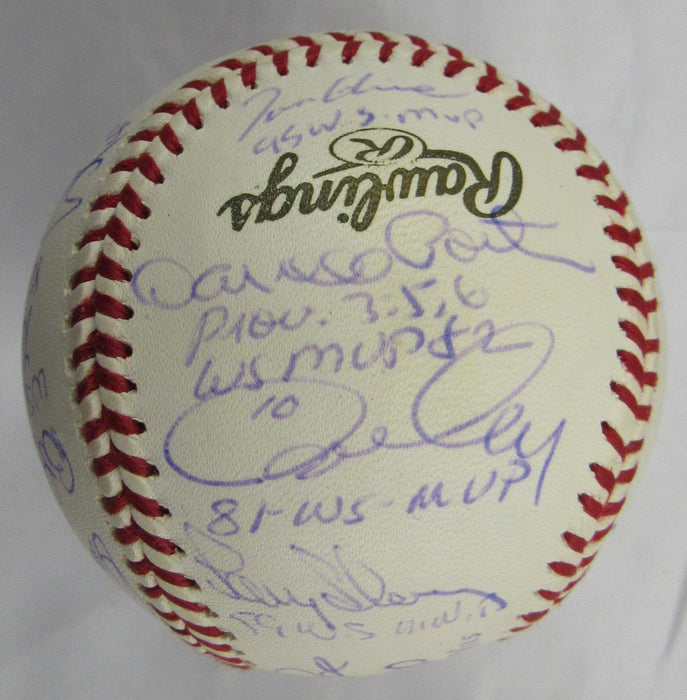 Multi Signed Auto Rawlings World Series MVP Baseball w/ Multiple Insc Steiner Hologram