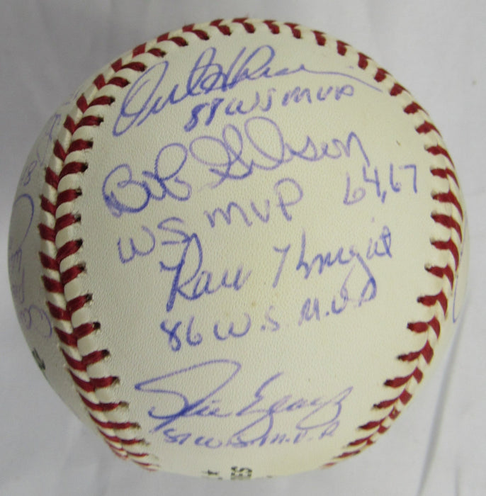 Multi Signed Auto Rawlings World Series MVP Baseball w/ Multiple Insc Steiner Hologram