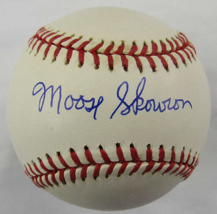 Moose Skowron Signed Auto Rawlings Baseball Steiner Hologram