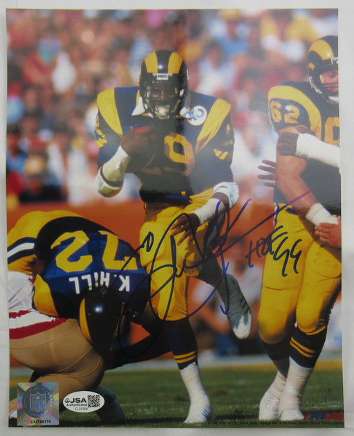 Eric Dickerson Signed Auto 8x10 Photo JSA CL03928