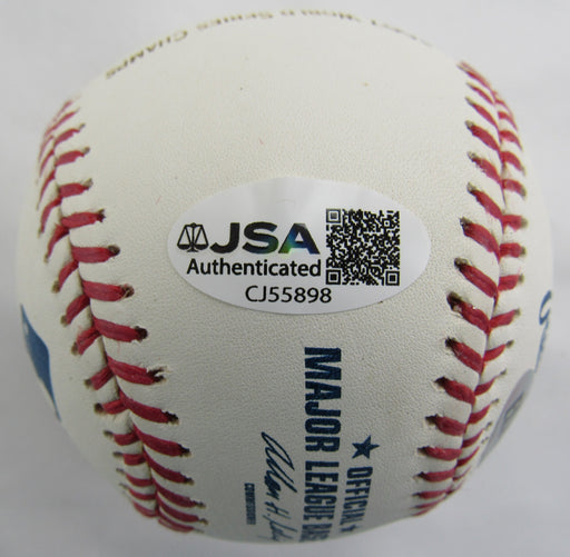 Jonathan Papelbon Signed Auto Rawlings 2007 World Series Baseball #143/500 JSA CJ55898