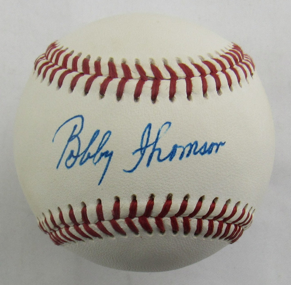 Bobby Thomson Signed Auto Baseball B171