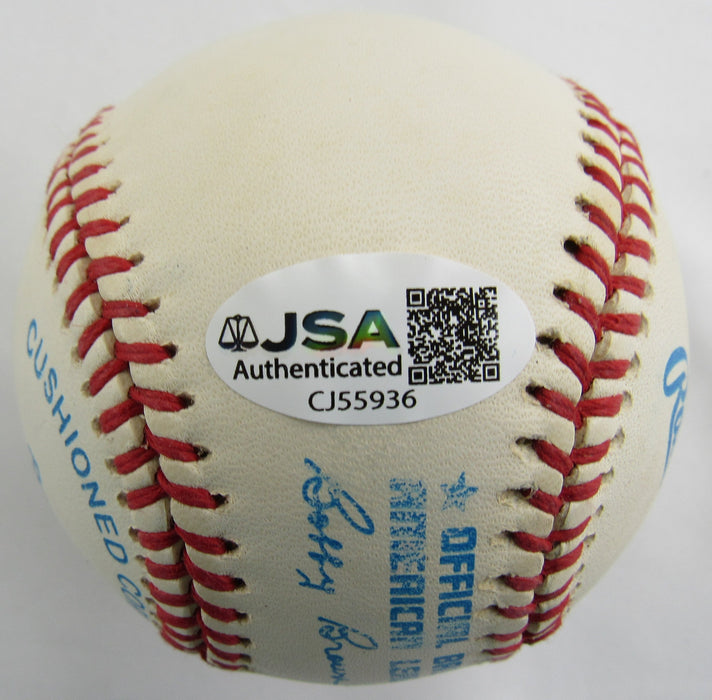 Hoyt Wilhelm Signed Auto Rawlings Baseball JSA CJ55936