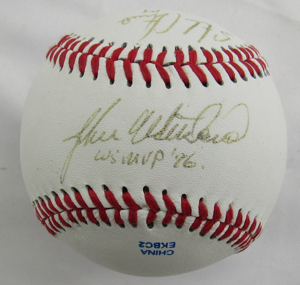 John Wetteland +1 Signed Auto Rawlings Baseball B170