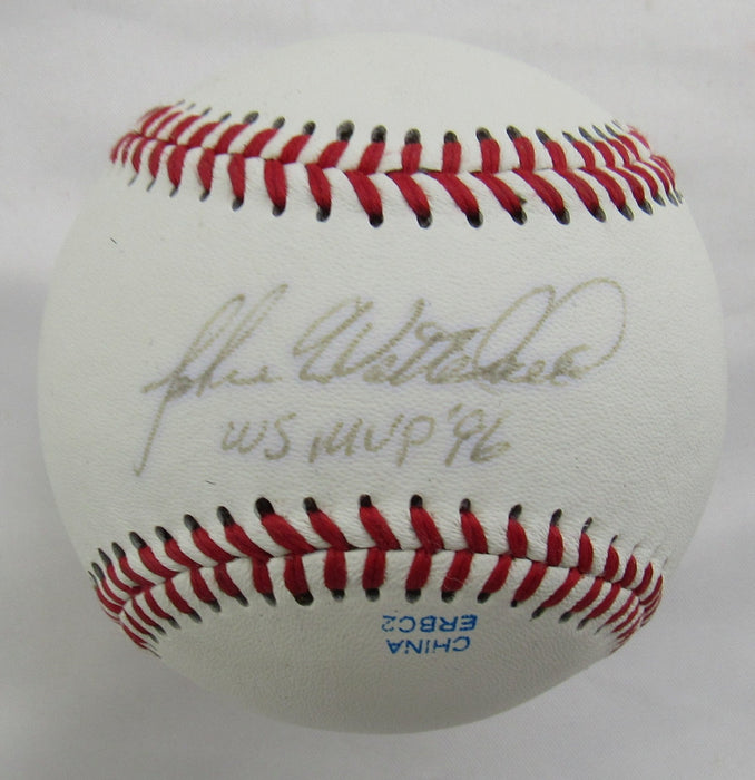 John Wetteland Signed Auto Rawlings Baseball B170