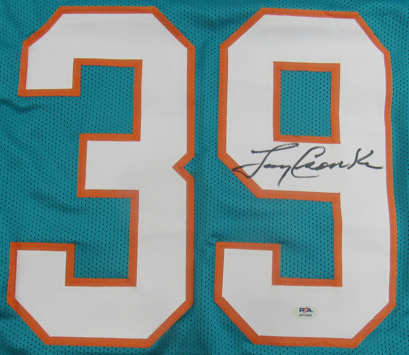Larry Csonka Signed Auto Replica Dolphins Jersey PSA/DNA