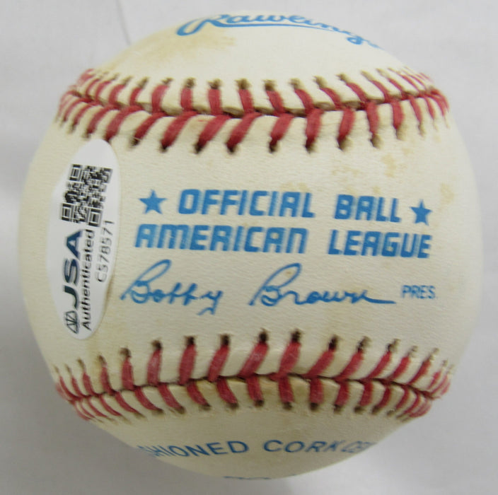 Don Larsen Signed Rawlings Baseball JSA CS78571