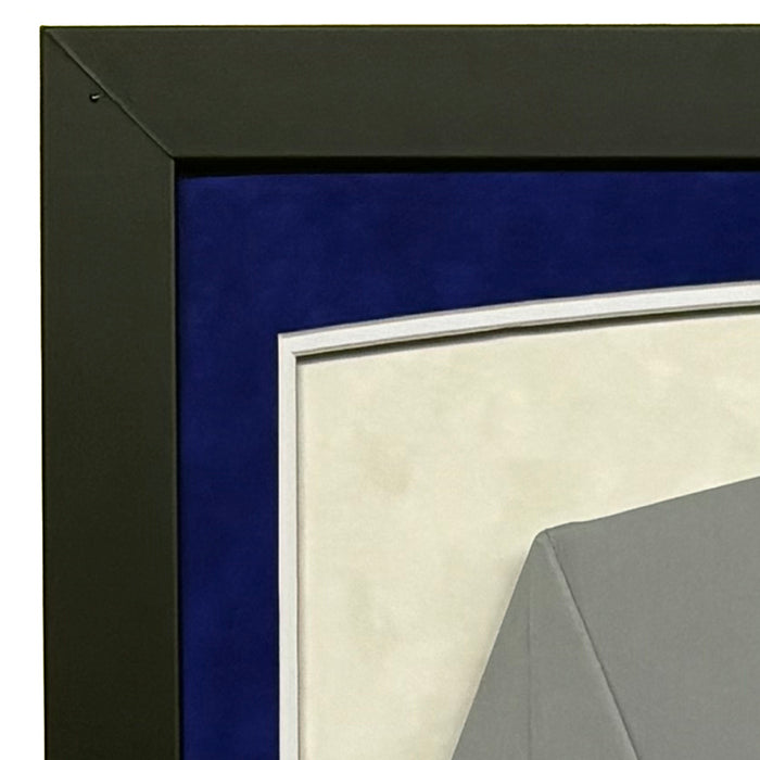 Don Sutton Signed Los Angeles Grey Custom Suede Matte Framed Baseball Jersey