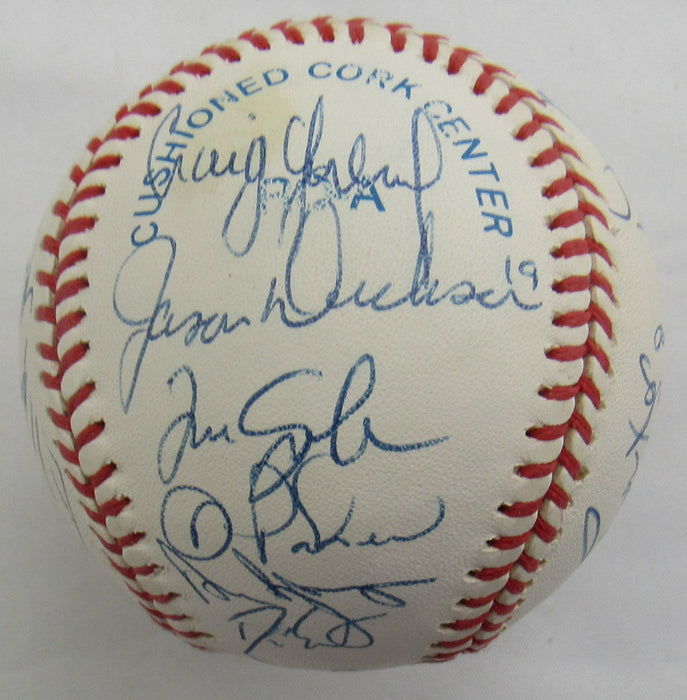 Terry Collins, Rickey Henderson, Tim Salmon and More Multi Signed Auto Baseball B171