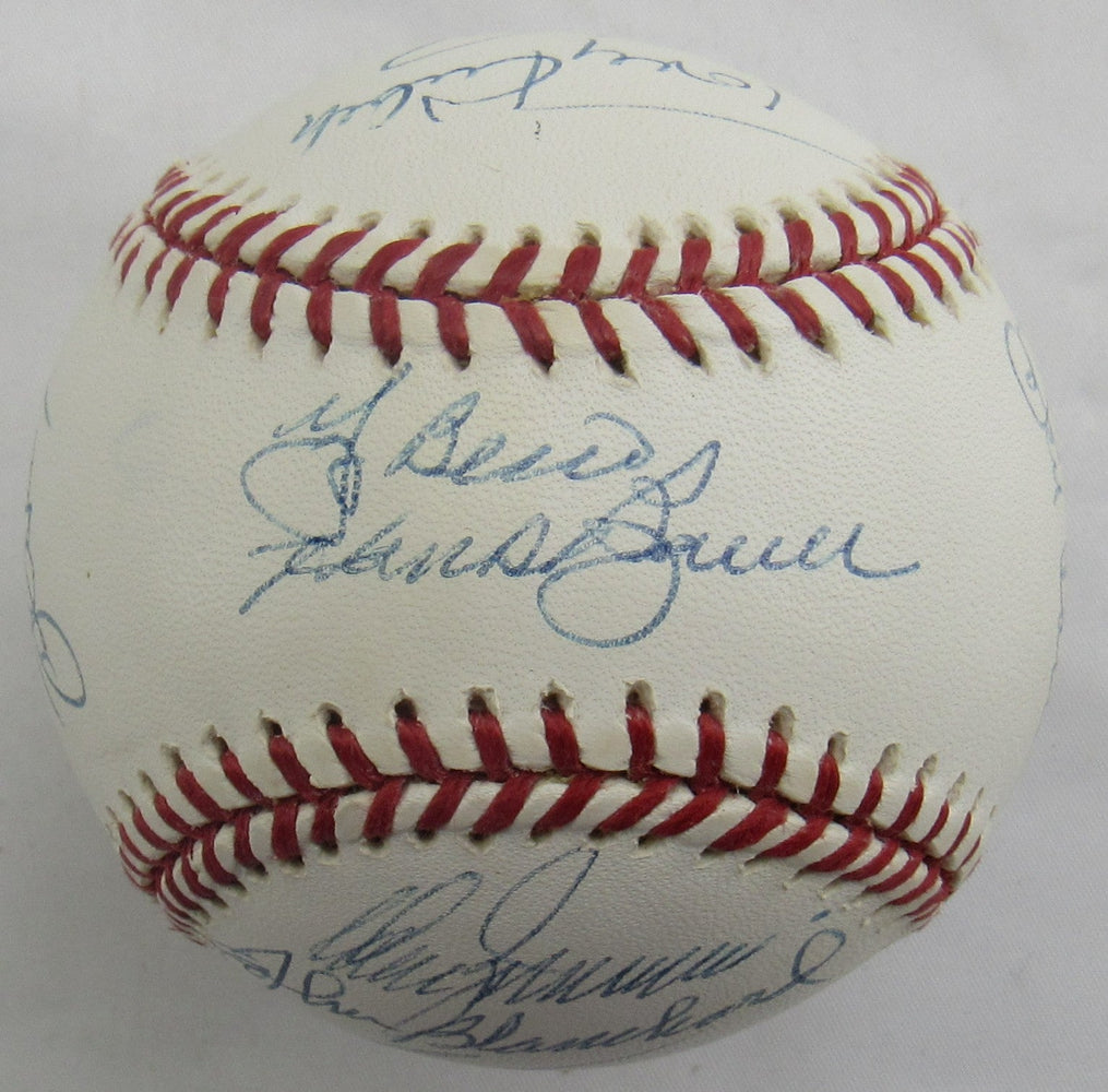 Yankees Yogi Berra Don Larsen Don Zimmer + Multi Signed Auto Baseball B171