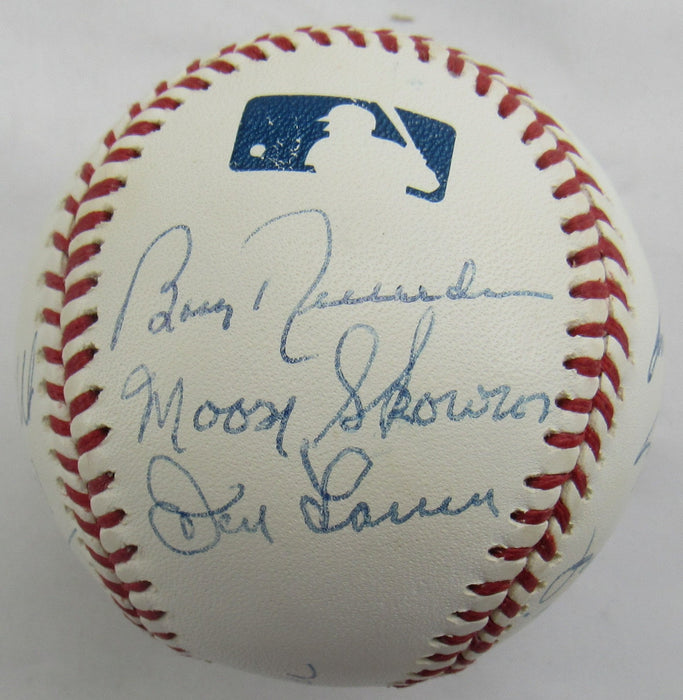 Yankees Yogi Berra Don Larsen Don Zimmer + Multi Signed Auto Baseball B171