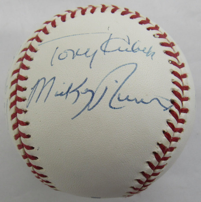 Yankees Yogi Berra Don Larsen Don Zimmer + Multi Signed Auto Baseball B171