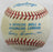 Johnny Pesky, Bobby Doerr, Frank Malzone Multi Signed Auto Baseball B171