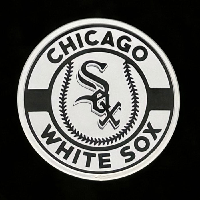 Frank Thomas Signed Chicago Black Custom Suede Matte Framed Baseball Jersey