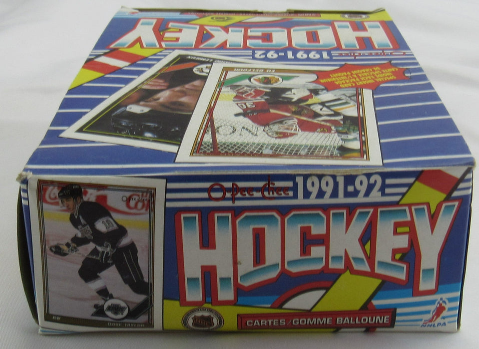 1991-92 O-Pee-Chee Hockey Wax Box - 36ct Box