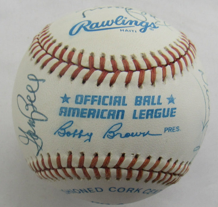 Johnny Pesky Frank Malzone + Multi Signed Auto Baseball B172