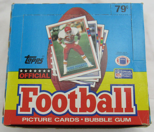 1989 Topps Football Wax Box - 24ct Cello Box