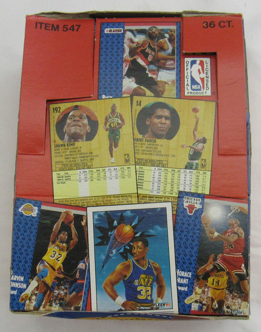 1991-92 Fleer Basketball Wax Box - 36ct Box
