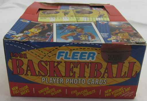 1991-92 Fleer Basketball Wax Box - 36ct Box