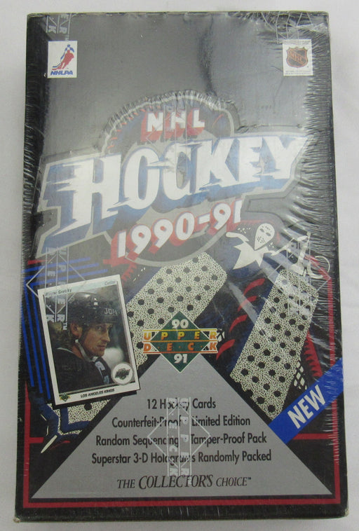 1990-91 Upper Deck Hockey Wax Box - 36ct
