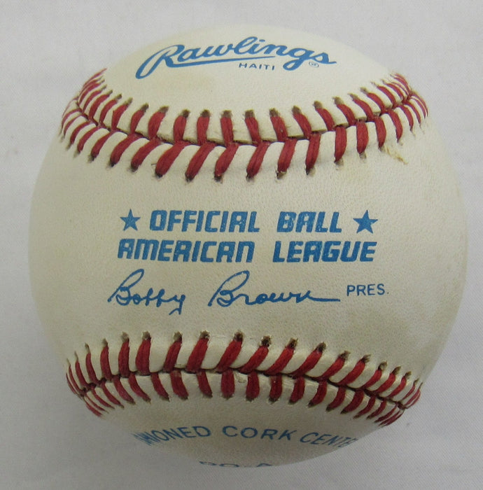 Lee Strange Signed Auto Baseball B172