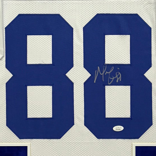 Marvin Harrison Signed Indianapolis White Custom Suede Matte Framed Football Jersey