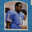 Warren Moon Signed HOF 06 White Custom Suede Matte Framed Jersey