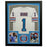 Warren Moon Signed HOF 06 White Custom Suede Matte Framed Jersey