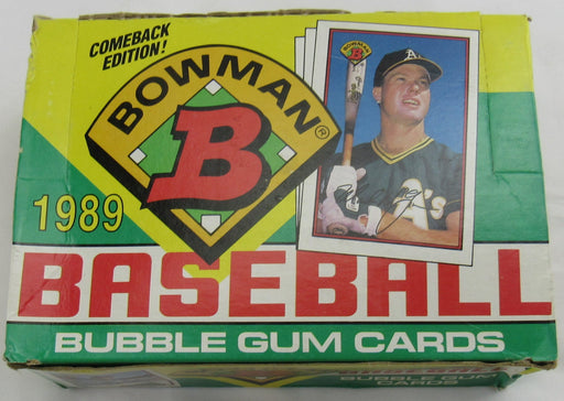 1989 Bowman Baseball Wax Box - Griffey Jr RC