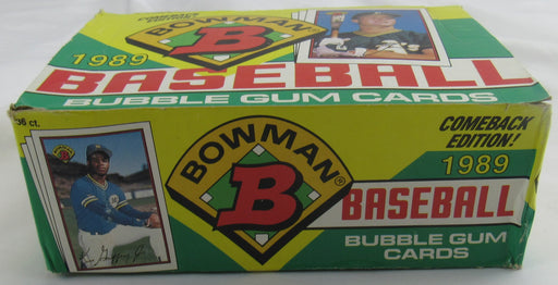 1989 Bowman Baseball Wax Box - Griffey Jr RC