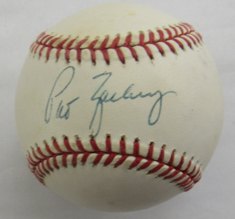 Pat Zachry Signed Auto Baseball B172